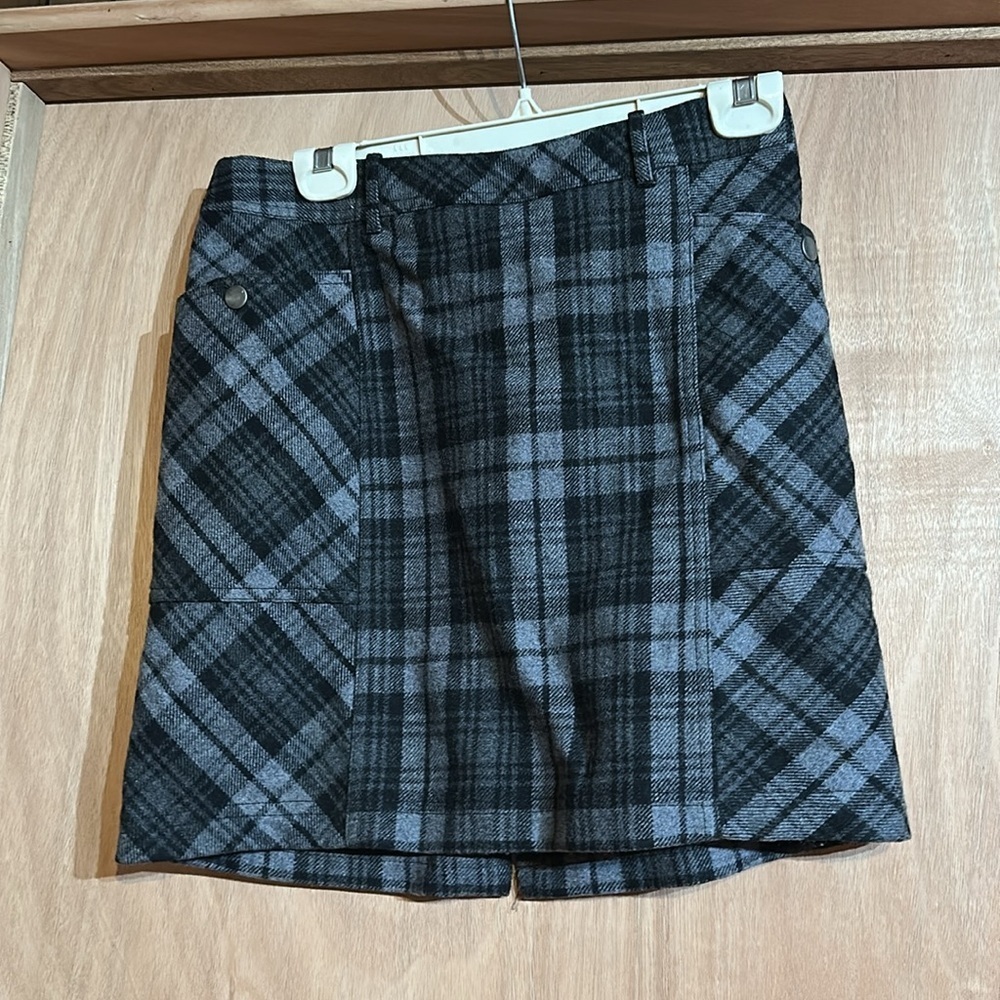 Eddie Bauer Charcoal Plaid Outerwear